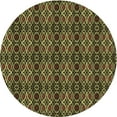 thumbnail image 1 of Ahgly Company Indoor Round Patterned Blood Night Red Area Rugs, 8' Round, 1 of 6