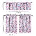 thumbnail image 6 of Countryside Floral Curtains 36 Inch - 3 Panel Rustic Farmhouse Set with Vintage Botanical Print, Boho Chic Rod Pocket, 6 of 6