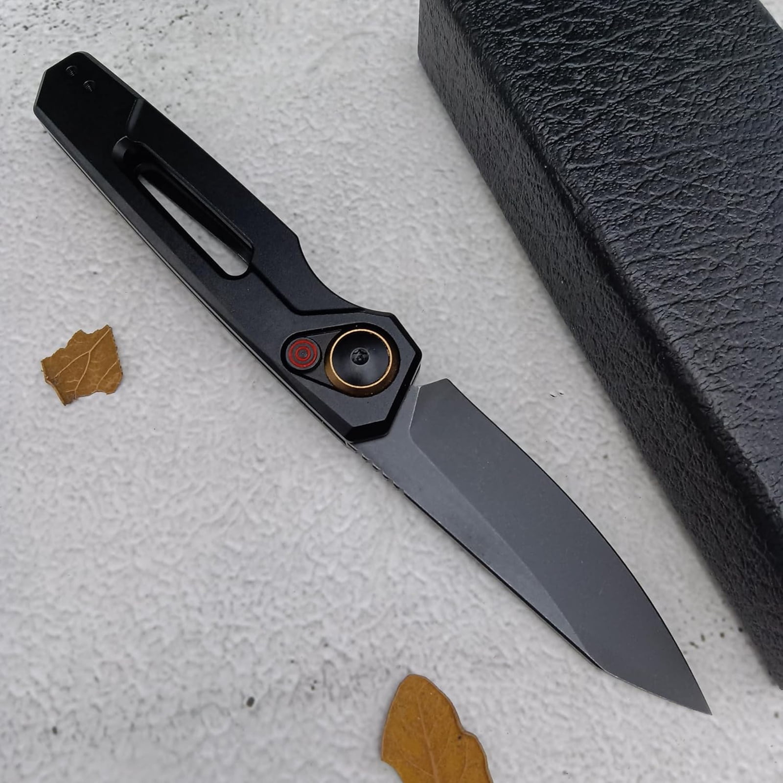 Everyday Carry Folding Knife, Auxiliary EDC Pocket Knife, Stainless Steel Handle for Camping, Backpacking Travellers and Everyday Activities