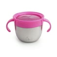 thumbnail image 5 of Munchkin® Snack+™ Stainless Steel Toddler Snack Catcher Cup with Lid, 9 oz, Pink, Unisex, 5 of 6