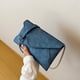 thumbnail image 2 of Bolso de hombro de mezclilla para mujer, bolso de noche con cadena, bolso elegante (azul), 2 of 6