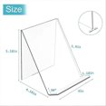 thumbnail image 2 of 6 Pack Acrylic Book Stand, Clear Book Display Easel,Book Stand Holder, 2 of 5