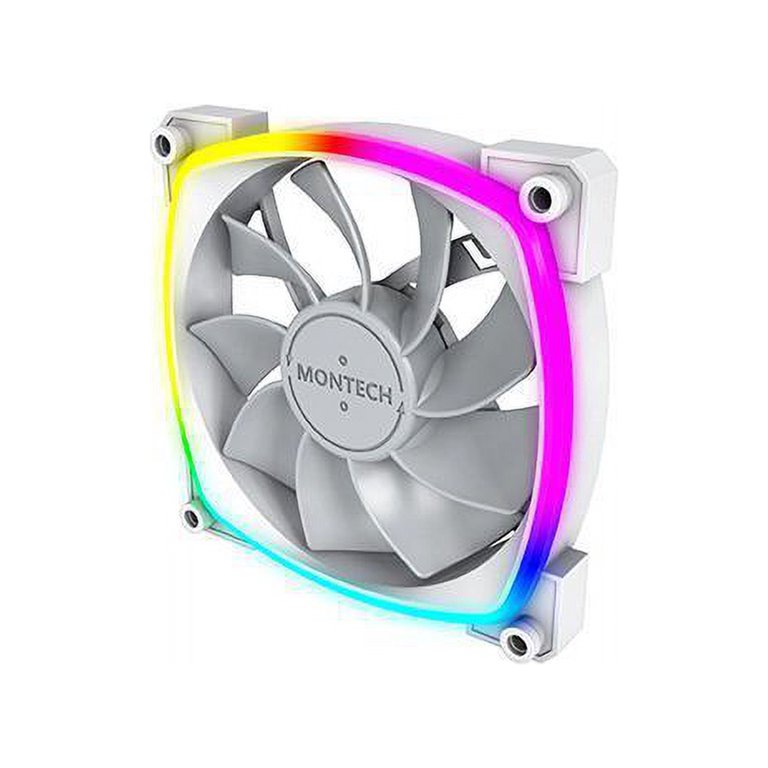 Montech RX120 PWM ARGB ventilátor - 120mm, fehér (RX120 Montech RX120 PWM ARGB ventilátor - 120mm, fehér (RX120