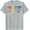 Sport Grey, variant on Hello Kitty and Friends Sanrio Rainbow DTG Print Unisex T-Shirt,Sport Grey Color,Size XL