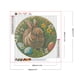 thumbnail image 2 of Pintura de diamante 5D DIY Kit de conejo de taladro redondo completo decoración del hogar arte artesanal 35x35cm, 2 of 9