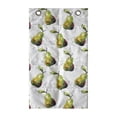 thumbnail image 1 of Watercolor Hanging Pocket Organizer, Delicious and Organic Pears on a Plain Backdrop, Printed Polyester Storage Bag with Pockets, 21" x 31", Green Yellow Green, 1 of 2