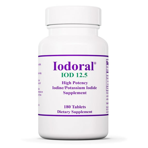 Optimox Iodoral 12.5 mg Original High Potency Lugol Solution Iodine