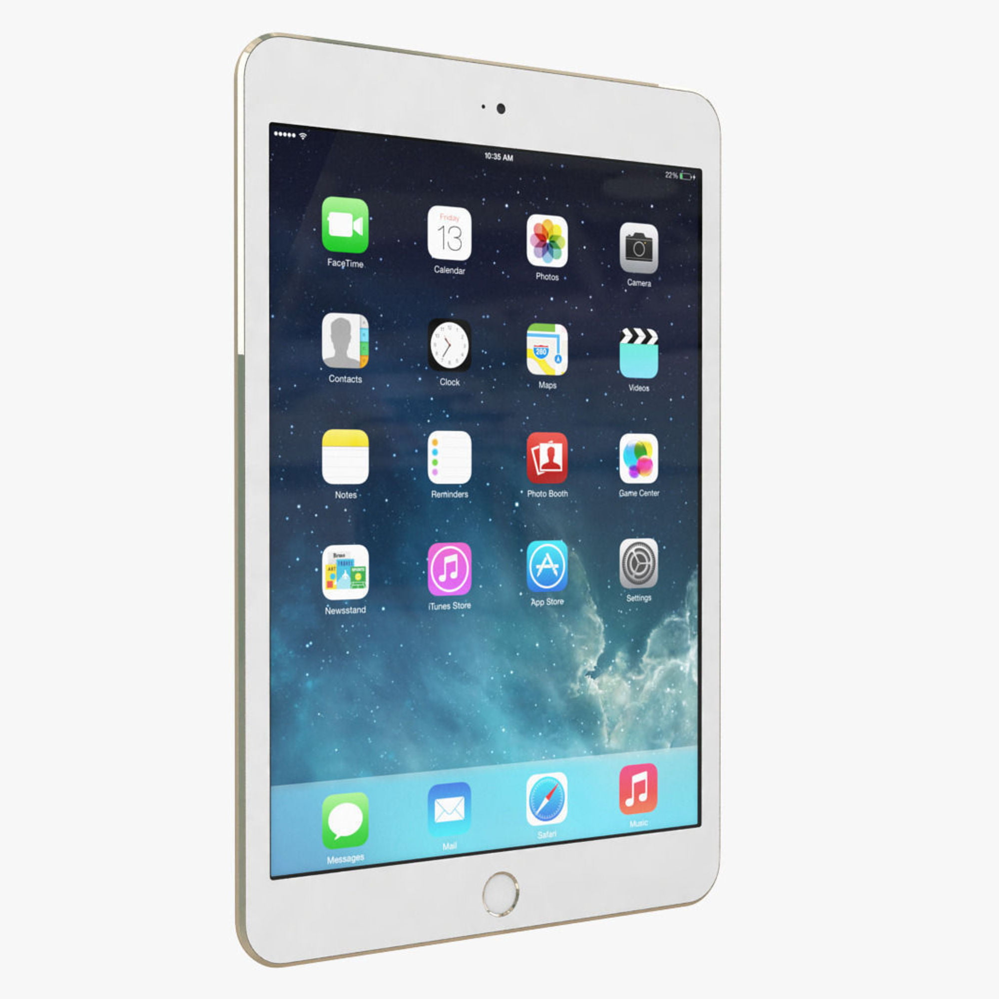 Apple iPad Mini 3 Wi-Fi 64GB Dual-Core Tablet - Gold (Used 