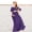 Purple, variant on pstuiky Womens Maternity Dress Oversized Solid Color Drop Shoulder Mid-Length Dress Chiffon Slim Fit Short Sleeve Dresses Summer Dresses for Women