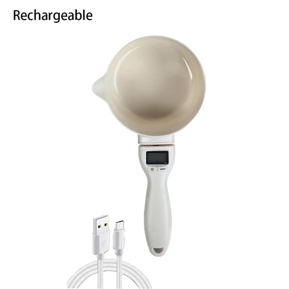 2026 Upgrade Electronic Measuring Spoon With Conversion, Smart Electronic Measuring Cup, Weigh As You Scoop, Rechargeable/Battery, 800g / 0.1g High Precision With Lcd Screen