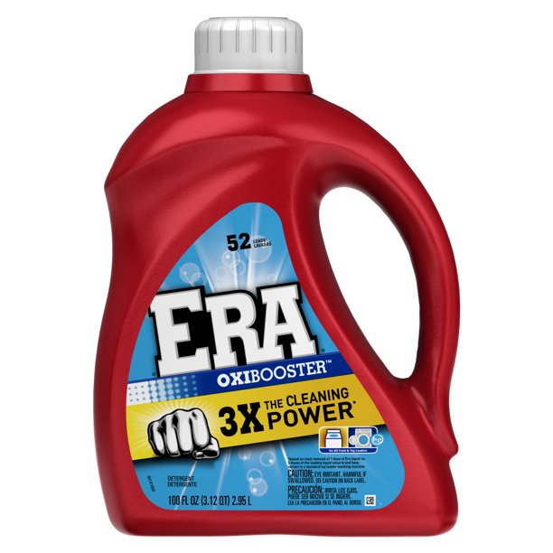Era Oxibooster Liquid Laundry Detergent, 52 Loads 100 fl oz Walmart