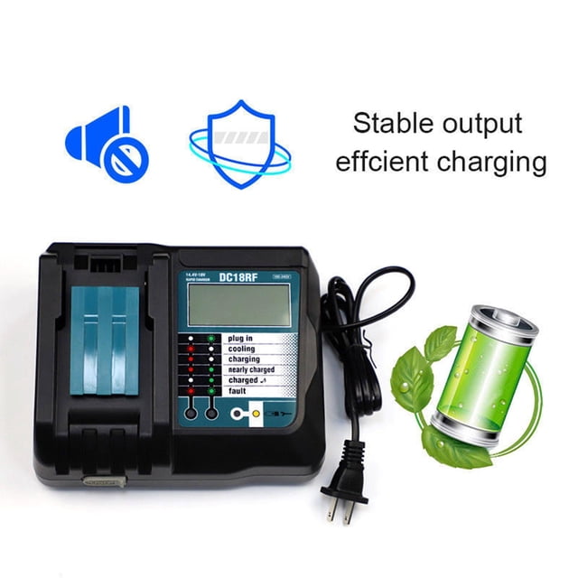 Cargador de Batería Perfecl 18 V Compatible con Baterías de Litio DC18RF3.5A