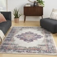 thumbnail image 3 of Nourison Passion Persian Ivory Blue 8' x 10' Area Rug, (8x10), 3 of 10