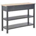 thumbnail image 3 of vidaXL Sideboard Black 110x35x80 cm MDF, 3 of 5