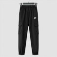 thumbnail image 4 of Gibobby Boys Pants Toddler Baby Boy Winter Active Jogger Pants Elastic Waist Pocket Solid Color Athletic Sweatpant 2T 3T 4T 5T 6T 7T 8T Little Boys Winter Pants(6-7 Years,Black), 4 of 7