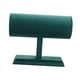 thumbnail image 4 of Organizador multiusos para diademas con barra en T, estable y suave, para cadena. terciopelo verde, 4 of 9