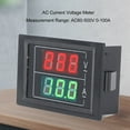 thumbnail image 4 of Medidor De Voltaje De Corriente CA, Pantalla LED Probador De Energía Digital Tamaño Compacto 60-500V 0-100A Alta Eficiencia Para Detección Eléctrica, 4 of 8