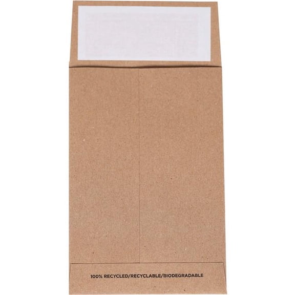 Box Packaging B3203408 Flat Mailer, 6 x 9 in. Kraft - Brown - Pack of 250