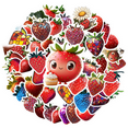 thumbnail image 2 of cartoon Strawberry Theme Stickers, Waterproof Strawberry Theme Sticker for Water Bottle Laptop Phone Cases Planner Skateboard Luggage Helmet Party Favor Decor, Ideal for Adults Teens Teacher Rewards, 2 of 9