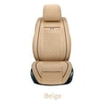 thumbnail image 3 of Maidao Universal Faux Leather Car Seat Covers Full Set,Auto Interior Accessories 5 Seat Covers All Season Fit for SUV,Sedan,Van, Airbag Compatible with Pillow Beige, 3 of 6