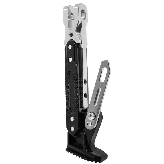 Luxshiny Heavy Duty Dark Grey Motorcycle Foot Stand Replacement for Improved Stability and Grip Performance