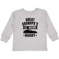thumbnail image 3 of Inktastic Great Grandpas Lil Racing Buddy Boys or Girls Long Sleeve Toddler T-Shirt, 3 of 5