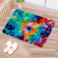 thumbnail image 5 of Tie Dye Polyester Non-Slip Office Chair Mat Bath Rugs Floor Rugs Machine Washable, 5 of 6