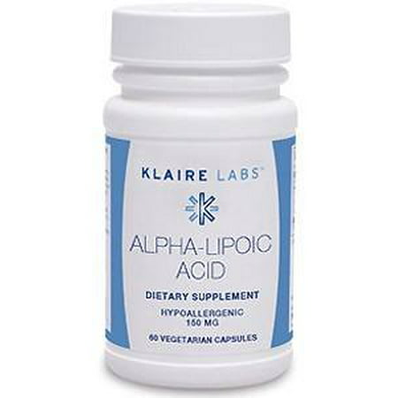 Klaire Labs Acide alpha-lipoïque 60 mg 150 vegcap
