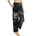 thumbnail image 2 of Daiia Colorful Plant Turtle A Women's Sleep Pant with Pockets and Drawstring,Pajama Pants-X-Large, 2 of 9
