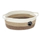thumbnail image 1 of Cesta de cuerda tejida, caja organizadora para juguetes de gato, cesta de almacenamiento de cuerda tejida Marrón caqui, 1 of 9