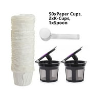 Paper Filters Reusable K Cup Coffee Filter Pods Set For Keurig Coffee Maker