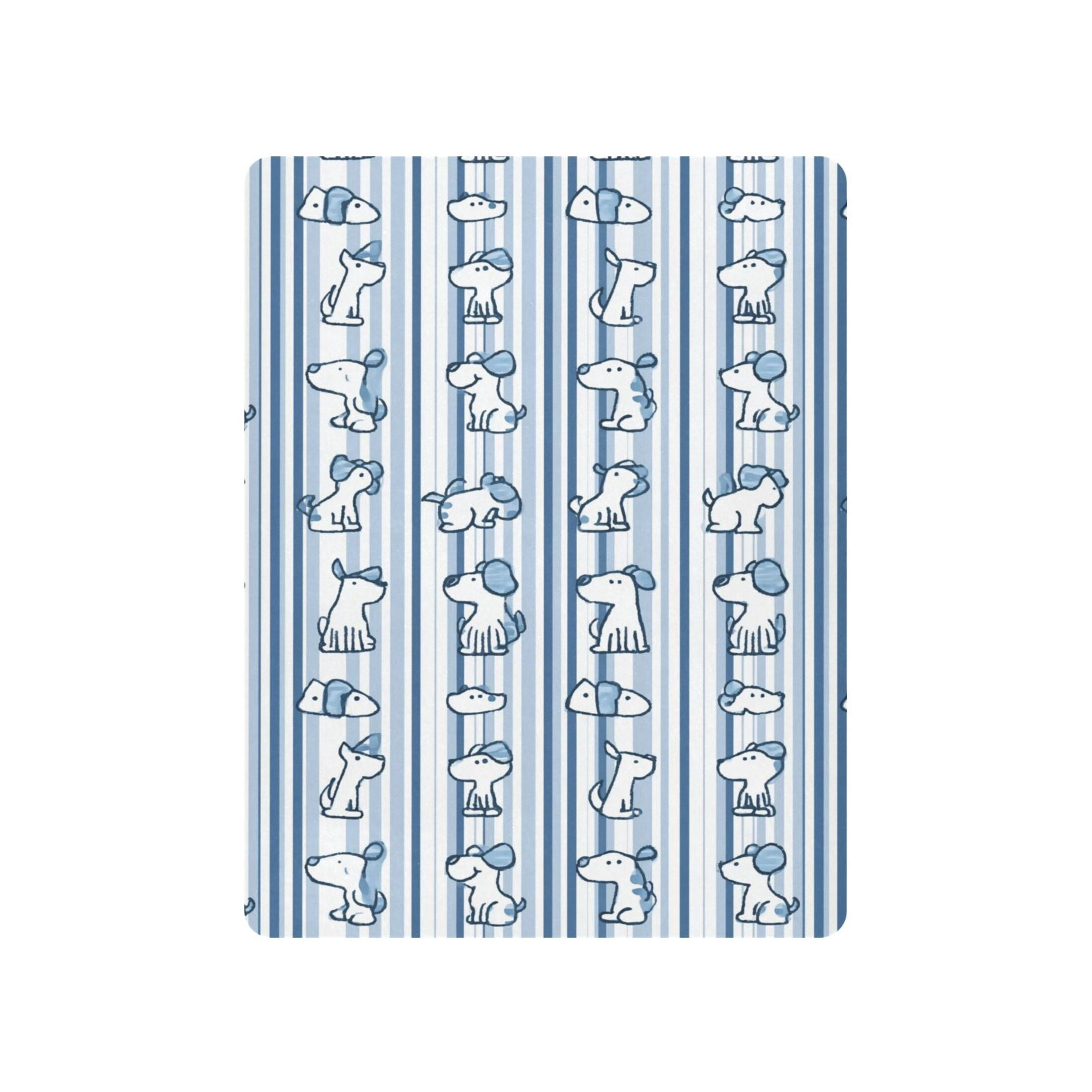 Baby Essentials 52”x 28”- Standard Cotton-like Modal Elastic- Cartoon Dog Design Crib Sheets for Newborns and Toddlers