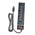 thumbnail image 4 of Universal USB Hub Docking Station Accesorio para PC Plug-and-Play (7 puertos-120 cm), 4 of 7