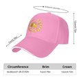 thumbnail image 7 of Lispipm Casual Cotton Baseball Cap for Men and Women Outdoor Adjustable Dad Hat for Hiking Sports Unisex Soft Trucker Caps Pink, 7 of 7