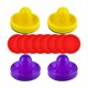 thumbnail image 2 of 4 Uds. de Empujadores de Hockey de Aire Y 8 Uds. de Discos de Hockey de Aire, Accesorios de Repuesto, Paletas de Hockey de Aire para Juegos de Mesa, H Amarillo y violeta, 2 of 8