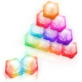 thumbnail image 2 of Windy City Novelties 12 Pack LED Ice Cubes with Changing Lights - Non Freezing (Multicolor), 2 of 6