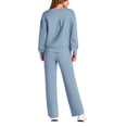 thumbnail image 2 of Conjunto Deportivo PRETTYGARDEN de 2 Piezas para Mujer, Set de Descanso Azul Claro Talla L, 2 of 8