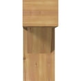 thumbnail image 2 of Ekena Millwork 7 1/2"W x 18"D x 18"H Traditional Block Smooth Bracket w/ Offset Brace, Western Red Cedar, 2 of 25