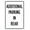 Warning Sign 5, variant on Additional Parking Funny Sign - 8"x12" Metal Warning Sign, Private Property Outdoor OSHA Notice, Yard Fence Street Workplace Decor