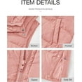 thumbnail image 6 of FreshPretty Long Puffer Vest Women Quilted Hooded Button Down Zip Up Sleeveless Vests Outerwear Padded Jacket Fall Winter Coat, 6 of 6