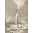 thumbnail image 3 of Samuel Davis 11x14 Black Modern Framed Museum Art Print Titled - A Waterfall, 3 of 5