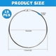 thumbnail image 3 of 15 Pack 4 Inch Loose Leaf Binder Rings Metal Paper Rings Extra Large Nickel Plated Steel Book Keych, 3 of 5