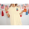 thumbnail image 6 of ALLTB American Flag Oversized Shirts Women American Flag Peace Sign Hand Tshirt 4th of July Patriotic Short Sleeve Tee, 6 of 6