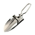 thumbnail image 3 of GOOHOCHY 11.5 Inch Mini Stainless Steel Garden Shovel with Comfortable Ergonomic Handle for Easy Planting and Transferring, Silver, 3 of 8