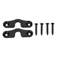 thumbnail image 1 of Sun Visor Clip Repair Kit, Aluminum Alloy Original Standard Sunvisor Clips Black Anodized Rustproof  For Vehicles, 1 of 8