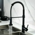 thumbnail image 3 of Grifo de cocina con rociador abatible Sunnimix negro, 3 of 7