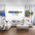 thumbnail image 3 of Design Art Reading Skyline Canvas Print, 3 of 3