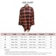 thumbnail image 1 of Camisa a cuadros de manga larga con botones, Camisa a cuadros de manga larga Camisa a cuadros con cuello vuelto Camisa a cuadros de manga larga Aspecto llamativo, 1 of 3