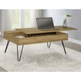 thumbnail image 6 of Plethoria Home Golden Oak and Black Coffee Table, 6 of 6
