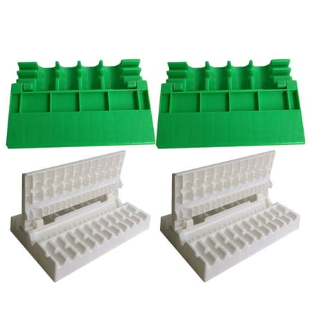 

HEMOTON 4pcs Outdoor Barbecue Skewers Tool Portable Barbecue String Creative Barbecue String Tool (Green White 2pcs Each)
